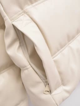 2025 Winter New Product Women's Clothing Imitation Leather PU Cotton Jacket Windproof and Waterproof Thick Jacket Loose Jacket
