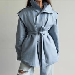 Women Kimono Style Padded Coat Lapel Collar Waist Belt Loose Mid‑Length Warm Cotton Jacket Casual Ladies 2026 Winter Outerwear