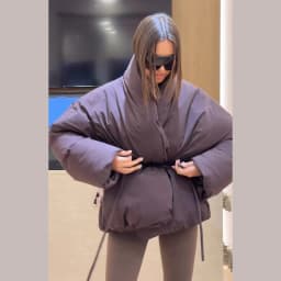 Women Kimono Style Padded Coat Lapel Collar Waist Belt Loose Mid‑Length Warm Cotton Jacket Casual Ladies 2026 Winter Outerwear