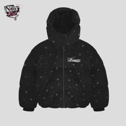 Winter Diamond Puffer Park Women Vintage Padded Warm Jacket Coat Female American Retro Zip Up Casual Hip Hop Trend Outerwear New