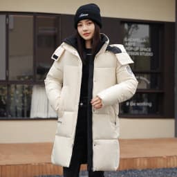 2026 New Winter Jacket Women Parka Fashion Hooded Thick Warm Long Down Cotton Coat Parkas Female Casual Outwear Overcoat Ladies