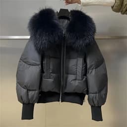 Fashion Women Long Sleeves Cotton Padded Coat Winter Solid Down Cotton Jacket 2025 Loose Casual Short Parkas Outwear Female