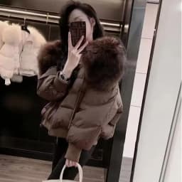 Fashion Women Long Sleeves Cotton Padded Coat Winter Solid Down Cotton Jacket 2025 Loose Casual Short Parkas Outwear Female