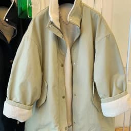 Lamb Velvet Short Parka Coat Women's Winter Casual Loose Warm Cotton Jacket Female Fashionable Commute Style Zipper Closure