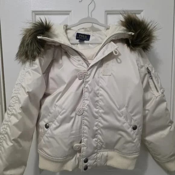 Vintage Thicken Faux Fur Collar Jacket Women Fashion Hooded Pocket Elastic Waist Coat Winter Female Daily Outwear Cotton Clothes