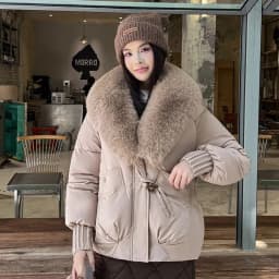 Women Winter Large Fur Collar Warm Thicken Cotton Padded Jacket 2025 New Women Loose Bread Coat Women Cotton Coat Winter Outwear