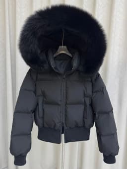 Y2k Vintage Long Sleeve Parka Faux Fur Collar Patchwork Women Casual American Retro Hooded Solid Coat Autumn Winter 2026