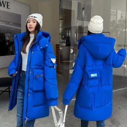 2026 New Women's Jacket Winter Parka Down Cotton Jackets Casual Long Coat Loose Thick Warm Hooded Parkas Waterproof Outwear