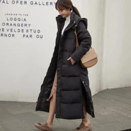 New Female Down Cotton Coat Loose Hooded Parka Overcoat Long Winter Jacket Women Clothes Warm Padded Jackets Oversized Outerwear