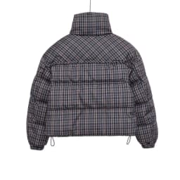 Casual Plaid Cotton Jacket For Woman Long Sleeves Loose Zipper Coats With Pocket Casual Street Versatile Winter New Warm Jacket