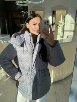Printed Cotton Padded Coats Women Fashion Hooded Waist-Cinching Zipper Quilted Jackets Winter Casual Woman Fashion New Outerwear