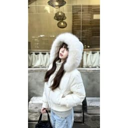 Winter Solid Color Long-sleeved Fashion Korean Fur Collar Cotton Jacket Women's Versatile Thickened Warm Jacket Women's Clothing