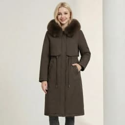 2026 New Double-sided Wear Parkas Women's Winter Fleece Cotton-padded Jacket X-long Overcoat Faux Mink Fur Thicken Hooded Coats