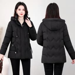 Winter Thick Hooded Puffer Coat Women XL-5XL Windproof Parkas Russian Cold Weather Snow Jacket Middle Aged Mom Outerwear New