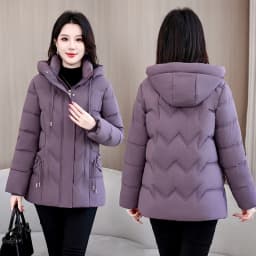 Winter Thick Hooded Puffer Coat Women XL-5XL Windproof Parkas Russian Cold Weather Snow Jacket Middle Aged Mom Outerwear New