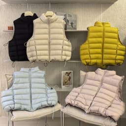 Lightweight Quilted Down Cotton Parkas Vest Women Short Fall Winter New Korean Loose Stand Collar Sleeveless Warm Jacket