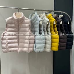 Lightweight Quilted Down Cotton Parkas Vest Women Short Fall Winter New Korean Loose Stand Collar Sleeveless Warm Jacket