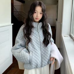 Lightweight Quilted Hooded Padded Jacket Women Autumn Winter Korean Loose Warm Outerwear Woman Solid Color Casual Cotton Jacket