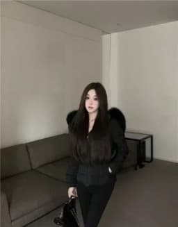 Korean Sweet Girl Fur Collar Hooded Cotton Jacket for Women's Winter Slim Fit Thickened Fashion White Cotton Clip Short Jacket