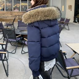American Retro Cropped Hooded Cotton Padded Jacket Women Plaid Spliced Solid Color Parkas Women Winter Fleece Lined Thick Jacket