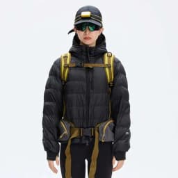 HKSH Outdoor Light Sport Color Contrast Hooded Down Jacket Women's Winter Mountain Leisure Waterproof Climbing Cotton Coat H2887