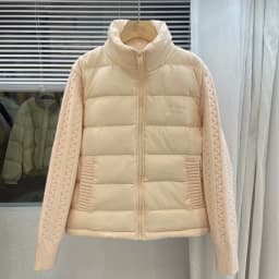 Versatile Fashion Round Neck Women Short Winter New Casual Loose Bread Down Cotton Parkas Coat Top Trendy Warm Cozy Soft Chic