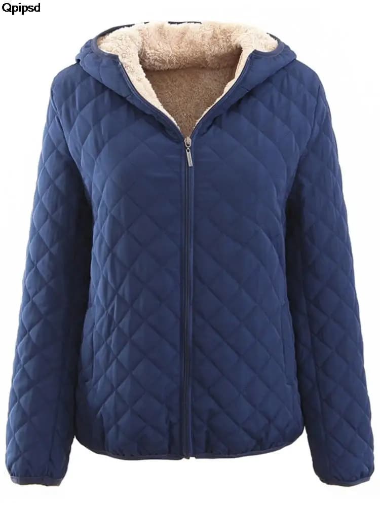 2025 Autumn Winter 10 Color Women Basic Jackets Coat Female Zipper Fleece Women Cloths Loose Parkas Quality Parkas Winter Jacket