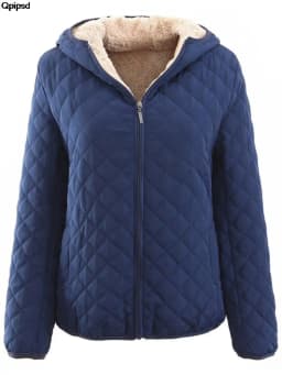 2025 Autumn Winter 10 Color Women Basic Jackets Coat Female Zipper Fleece Women Cloths Loose Parkas Quality Parkas Winter Jacket