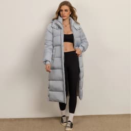 Women Long Coats Parkas Hooded Zipper Jackets Full Sleeve Thick Warm Y2k Streetwear Elegant Jacket Coat Autumn Winter 2026