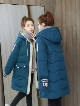 Winter Women Jacket Coats Long Parkas Female Down Cotton Hooded Overcoat Thick Warm Jackets Windproof Casual Student Coat 2026