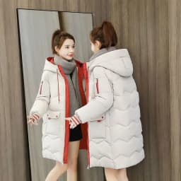Winter Women Jacket Coats Long Parkas Female Down Cotton Hooded Overcoat Thick Warm Jackets Windproof Casual Student Coat 2026