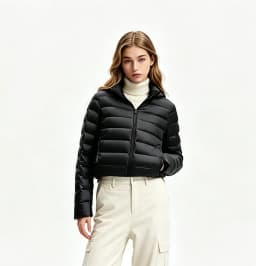 Lightweight Quilted Down Cotton Parkas Women Hooded Short Warm Couple Winter Coats Fashion Casual Outdoor Cozy Trendy Soft Warm