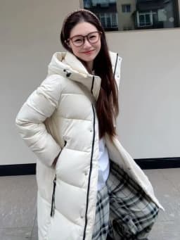 2026 Korean Fashion Women Winter Parkas Faux Fur Collar Long Coats Warm Overcoats Y2K Vintage Winter Outfits Outerwear Jacket