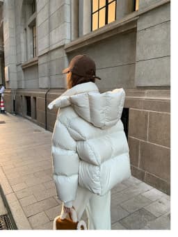 2026 New Winter  Puffer Jacket Women Fashion Hooded Down Cotton Overcoat Female Loose Casual Warm Parkas Outerwear