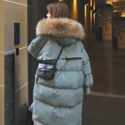 New Winter Coat Women's Jacket Fur Neckline Long Basic Coats Thick Jackets Cotton Padded Outerwear Parkas Female Clothes