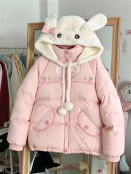 Vintage Hooded Leather Coats Y2k Tops Women Korean Fashion Subculture Sweatshirts Harajuku Printed Jacket Japanese Kawaii Parkas