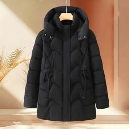 Winter Thick Hooded Puffer Coat Women Parkas XL-5XL Windproof Russian Cold Weather Snow Jacket Middle Aged Mom Outerwear Cozy