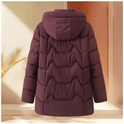 Winter Thick Hooded Puffer Coat Women Parkas XL-5XL Windproof Russian Cold Weather Snow Jacket Middle Aged Mom Outerwear Cozy