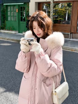 Korean Style Women Winter Warm Hooded Long Parka Thick Cotton Padded Y2K Vintage Casual Street Outerwear Oversized Jacket Chic