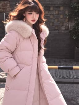 Korean Style Women Winter Warm Hooded Long Parka Thick Cotton Padded Y2K Vintage Casual Street Outerwear Oversized Jacket Chic