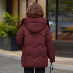Winter Hooded Puffer Quilted Jackets New Women Loose Warm Thickened Zipper Solid Windproof Pockets Cold Weather Female Outerwear