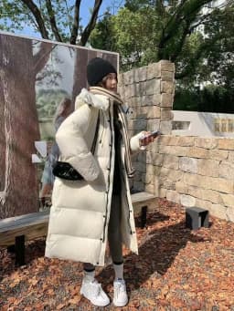 2026 Women Winter Parkas Faux Fur Collar Long Coat Korean Fashion Warm Overcoats Y2K Vintage Outerwear Jackets Winter Outfits