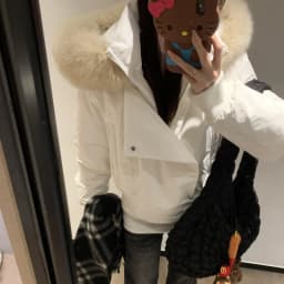 Korean Fur Collar Hooded Down Cotton Jacket Women Design Long Sleeve Zipper Up Cropped Parkas Woman Thicken Warm Winter Coats