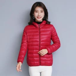 Lightweight Thin Loose Hooded Parkas Women Autumn Winter Basic Zipper Up Down Cotton Jackets Woman Long Sleeve Warm Short Parkas