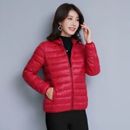 Lightweight Thin Loose Hooded Parkas Women Autumn Winter Basic Zipper Up Down Cotton Jackets Woman Long Sleeve Warm Short Parkas
