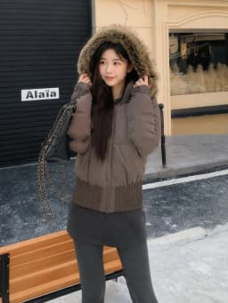 Winter Hooded Natural Large Fur Collar Down Jacket Women White Duck Down Warm Parker Outwears Female Thicken Short Down Jacket