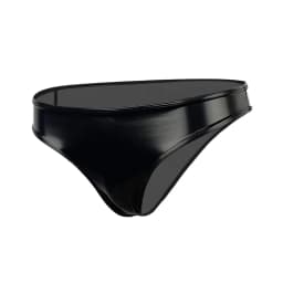 Sexy Women Hot Short Oil Glossy Shiny Low Waist Short PVC PU Faux Leather Exotic Briefs Maid Punk Dance Wear Plus Size