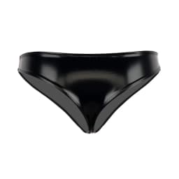 Sexy Women Hot Short Oil Glossy Shiny Low Waist Short PVC PU Faux Leather Exotic Briefs Maid Punk Dance Wear Plus Size