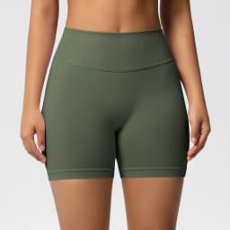 Women Shorts Low Ribbed Waist Band Yoga Shorts Seamless Scrunch Bum Workout Gym Shorts Booty Hight Stretch Running Shorts
