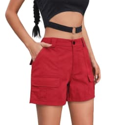 Breathable Summer Shorts for Women Stylish Women's Cargo Shorts with Pockets for Summer Hiking Outfits Knee Length Bermuda